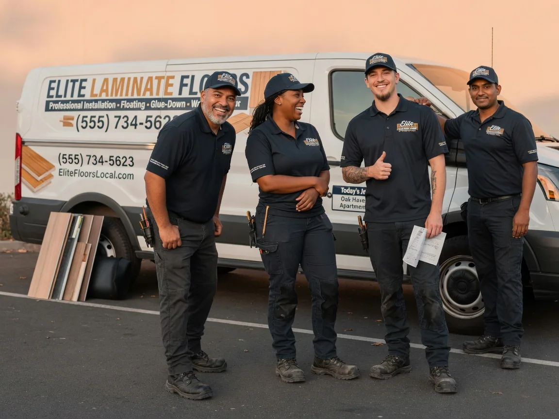 Laminate flooring installation company in Hampton, IL